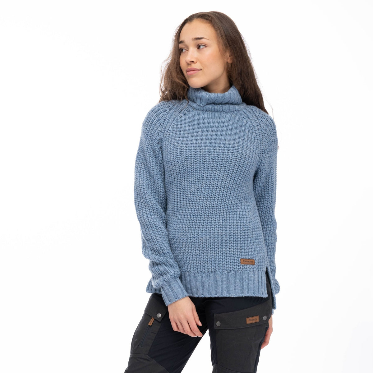 Bergans W NORDMARKA MERINO HIGH NECK JUMPER - Sweater at PeakStyle