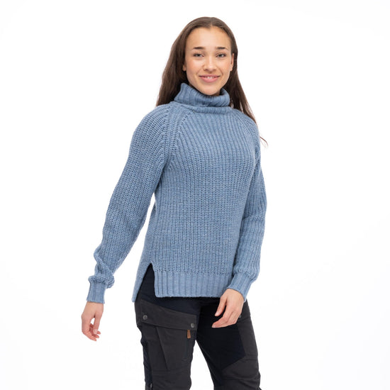 Bergans W NORDMARKA MERINO HIGH NECK JUMPER - Sweater at PeakStyle