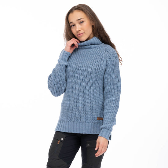 Bergans W NORDMARKA MERINO HIGH NECK JUMPER - Sweater at PeakStyle