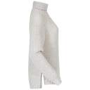 Bergans W NORDMARKA MERINO HIGH NECK JUMPER - Vanilla White XS Oberbekleidung - PeakStyle
