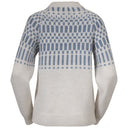 Bergans W NORDMARKA MERINO JUMPER - Vanilla White - Husky Blue XS Oberbekleidung - PeakStyle