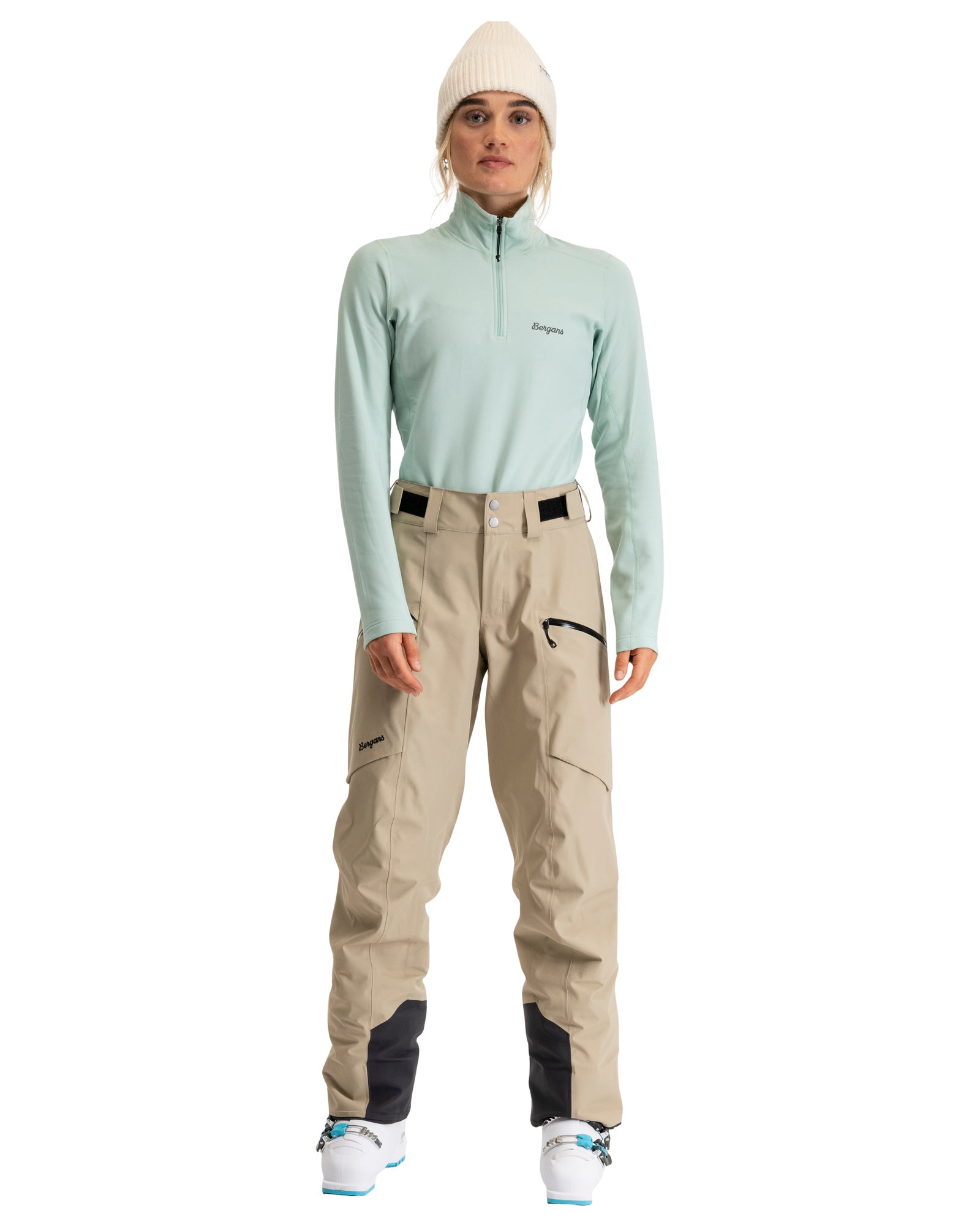 Bergans W OPPDAL 3L SHELL PANTS - Long pants at PeakStyle