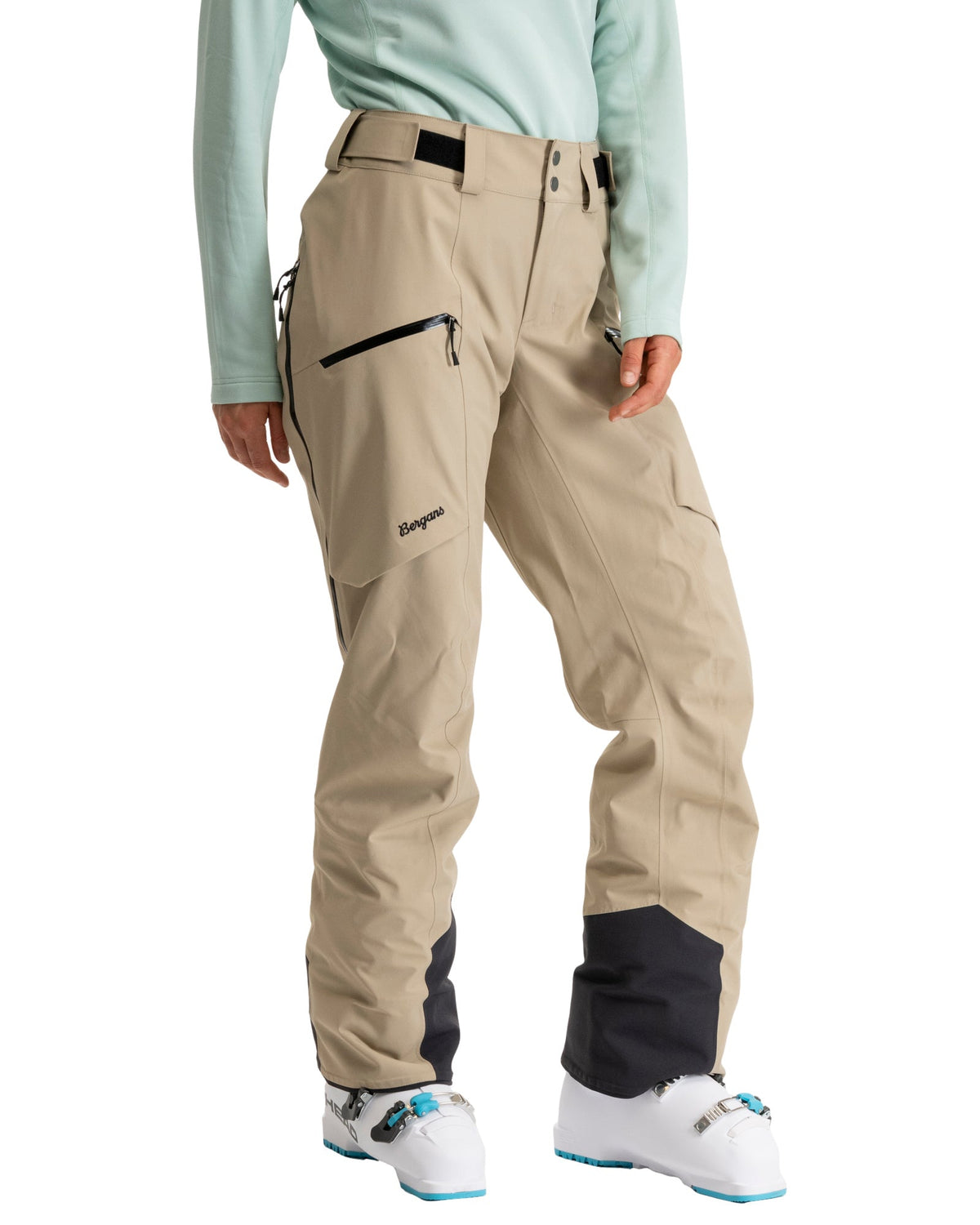 Bergans W OPPDAL 3L SHELL PANTS - Long pants at PeakStyle