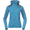Bergans W RABOT ACTIVE MID HOOD JACKET - Aqua Lagoon XS Oberbekleidung - PeakStyle