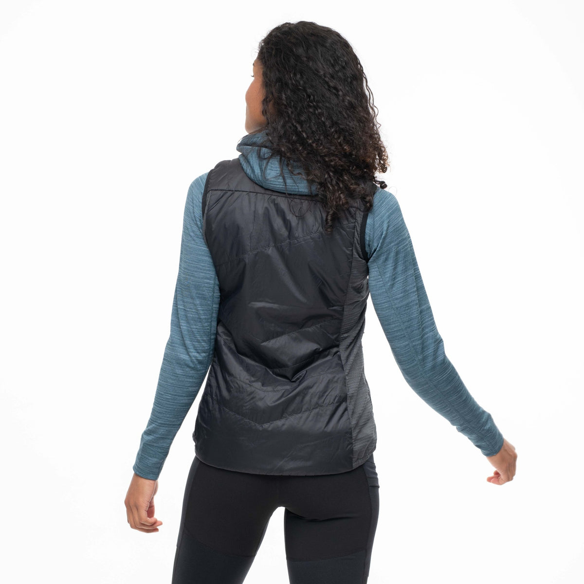 Bergans W RABOT INSULATED HYBRID VEST - Midlayer at PeakStyle