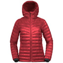 Bergans W RABOT LIGHT DOWN JACKET HOOD - Fire Red XS Oberbekleidung - PeakStyle