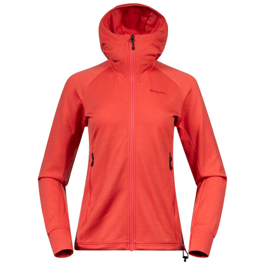Bergans W RABOT MERINO TECH MIDLAYER HOODIE - Midlayer at PeakStyle