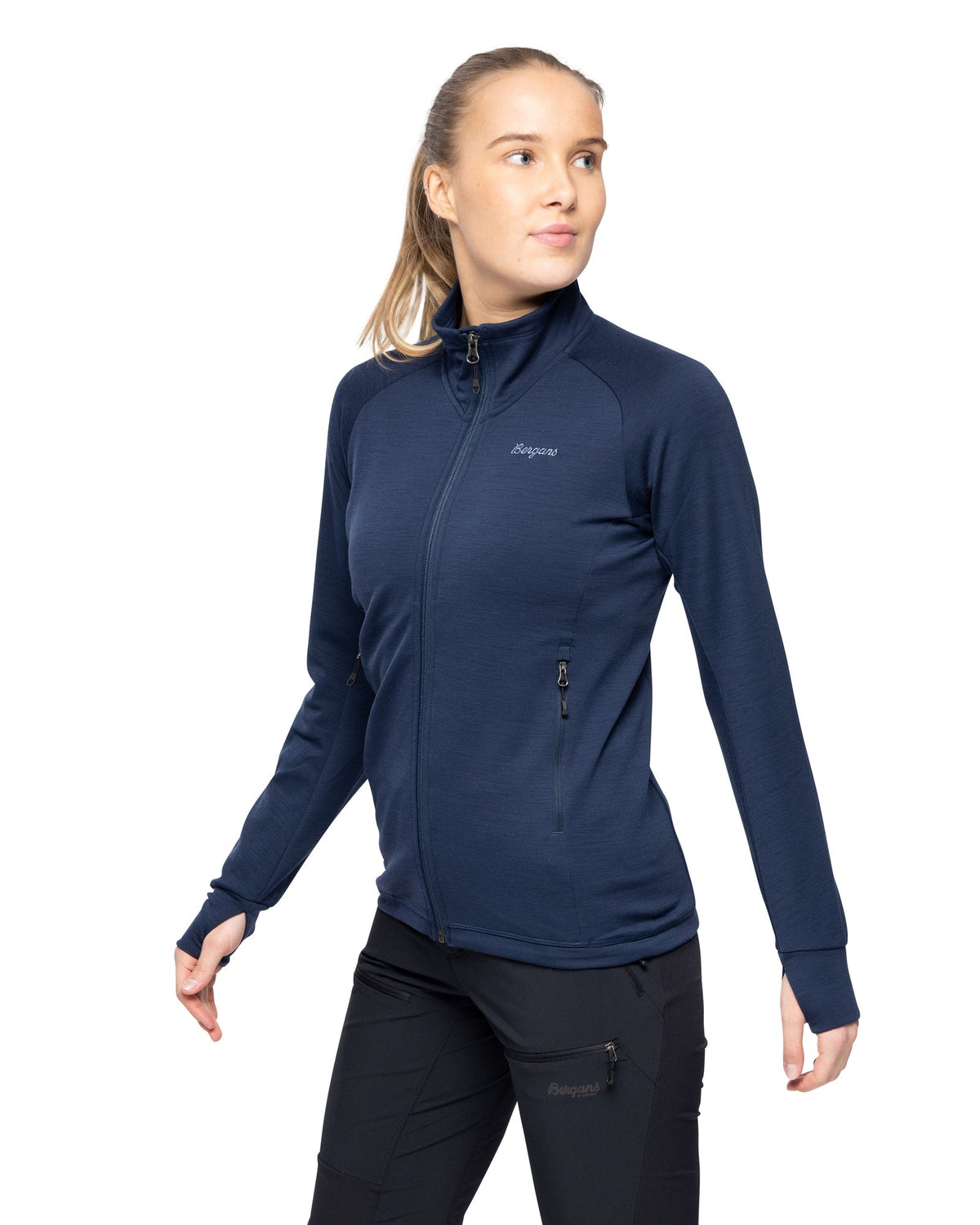 Bergans W RABOT MERINO TECH MIDLAYER JACKET - Midlayer at PeakStyle