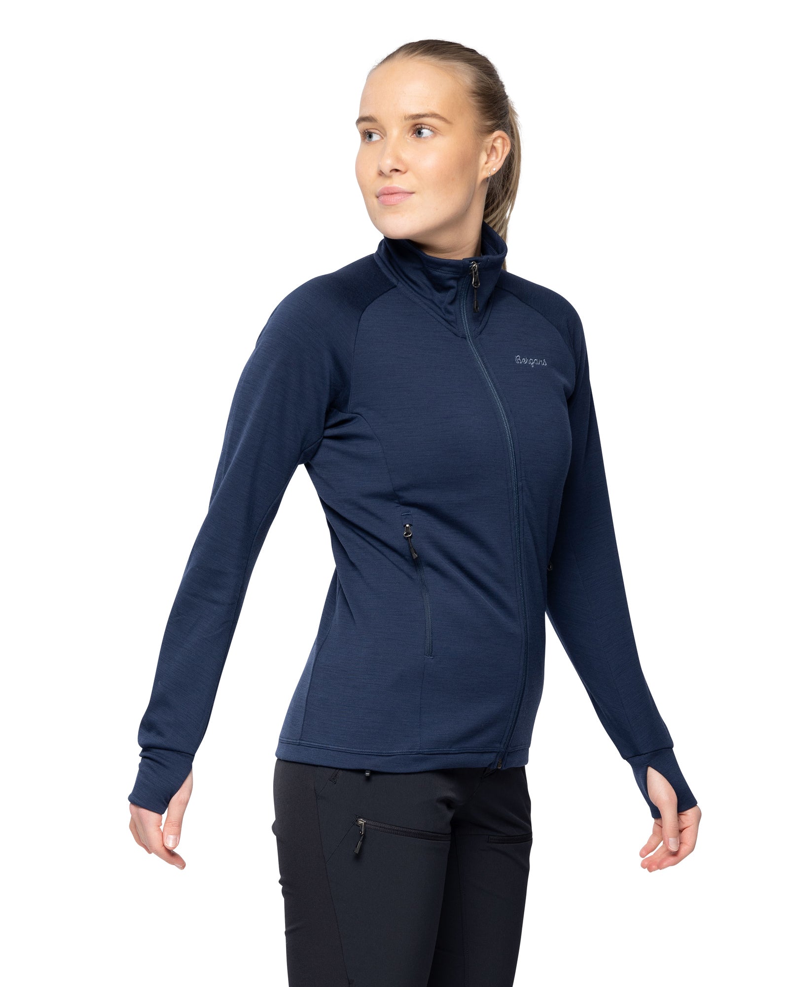 Bergans W RABOT MERINO TECH MIDLAYER JACKET - Midlayer at PeakStyle