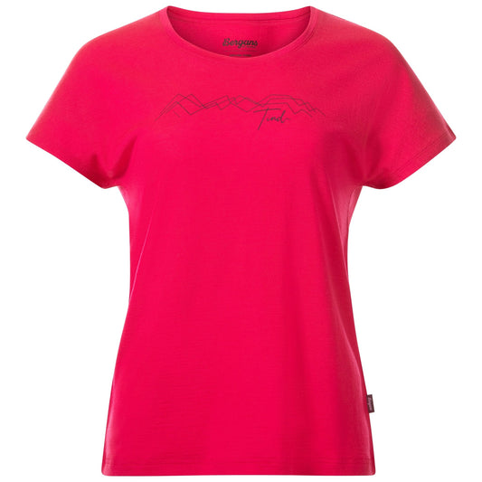 Bergans W TIND CRUX MERINO TEE - Short-sleeved shirts at PeakStyle