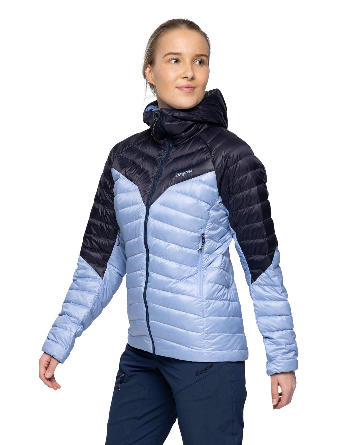Bergans W TIND LIGHT DOWN JACKET HOOD - Midlayer at PeakStyle