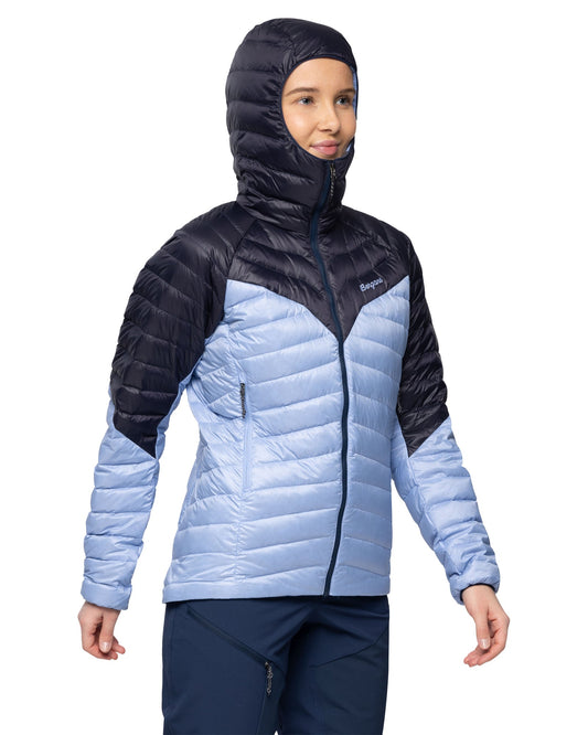 Bergans W TIND LIGHT DOWN JACKET HOOD - Midlayer at PeakStyle