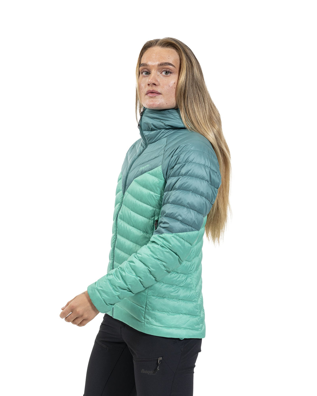 Bergans W TIND LIGHT DOWN JACKET HOOD - Midlayer at PeakStyle