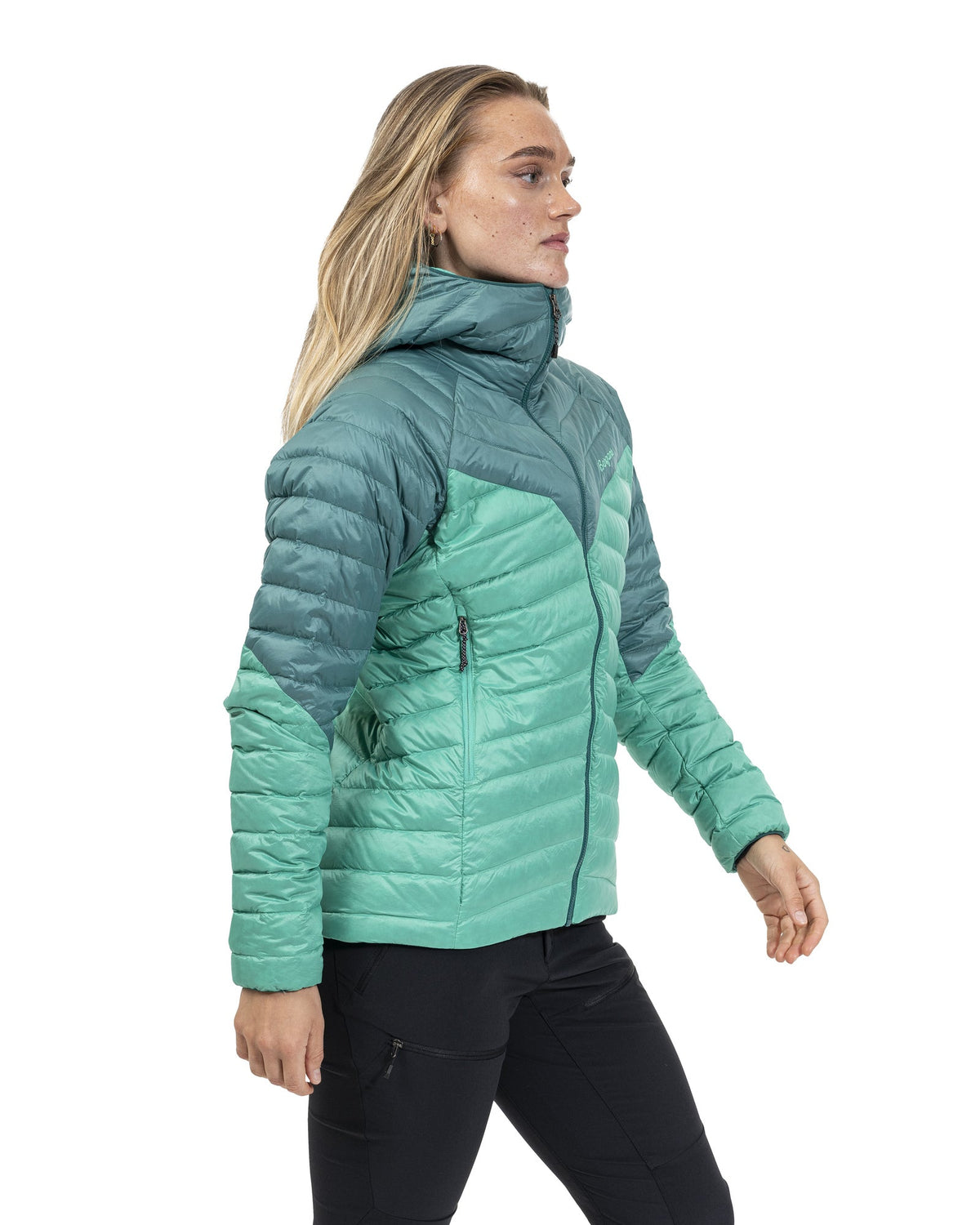 Bergans W TIND LIGHT DOWN JACKET HOOD - Midlayer at PeakStyle