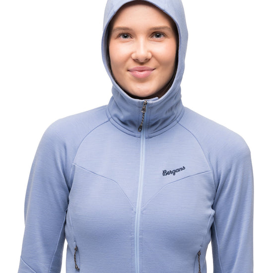 Bergans W TIND MERINO HOOD JACKET - Midlayer at PeakStyle