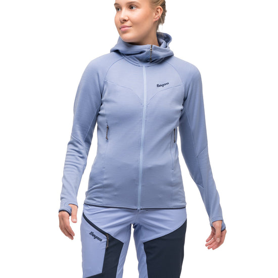 Bergans W TIND MERINO HOOD JACKET - Midlayer at PeakStyle