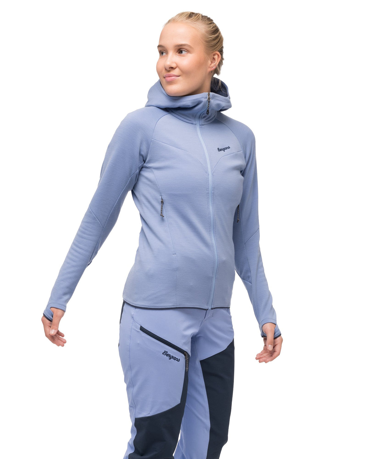 Bergans W TIND MERINO HOOD JACKET - Midlayer at PeakStyle