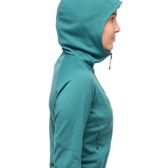 Bergans W TIND MERINO HOOD JACKET - Midlayer at PeakStyle