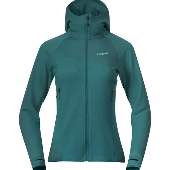 Bergans W TIND MERINO HOOD JACKET - Midlayer at PeakStyle
