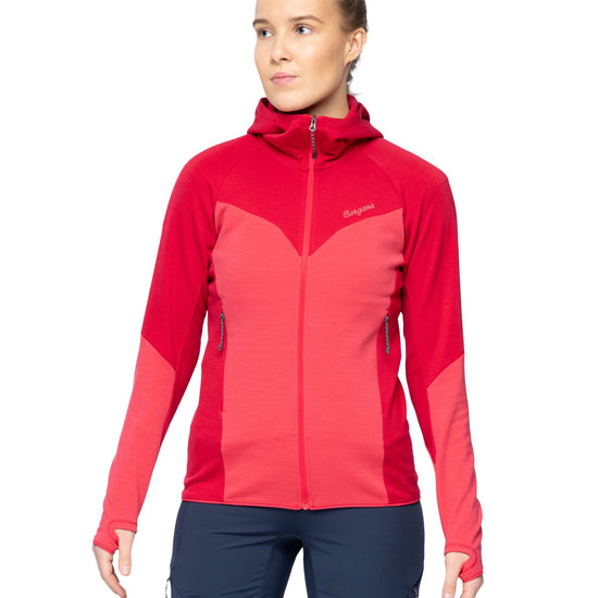 Bergans W TIND MERINO HOOD JACKET - Midlayer at PeakStyle