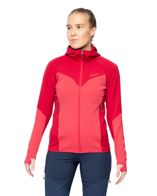 Bergans W TIND MERINO HOOD JACKET - Midlayer at PeakStyle