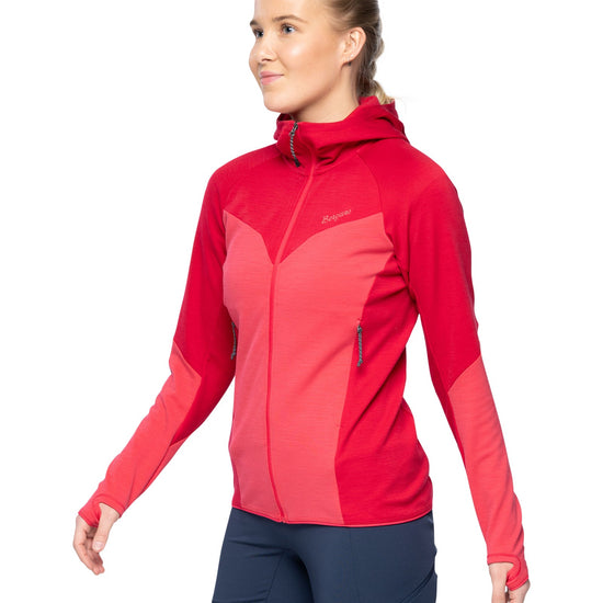 Bergans W TIND MERINO HOOD JACKET - Midlayer at PeakStyle