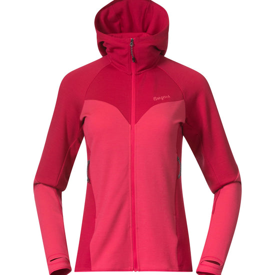 Bergans W TIND MERINO HOOD JACKET - Midlayer at PeakStyle