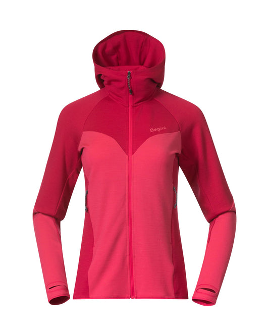 Bergans W TIND MERINO HOOD JACKET - Midlayer at PeakStyle