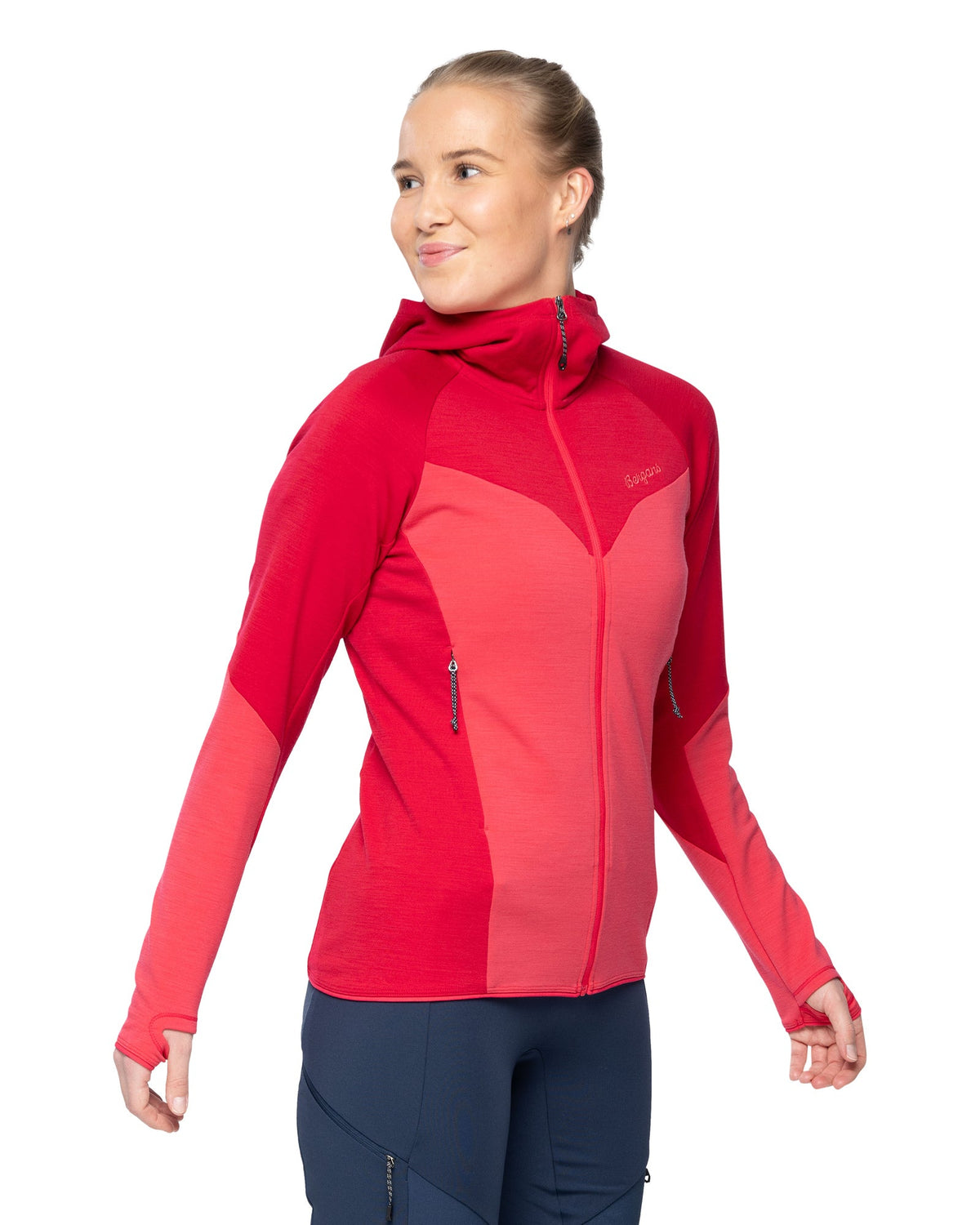 Bergans W TIND MERINO HOOD JACKET - Midlayer at PeakStyle