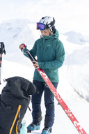 Bergans W TIND SOFTSHELL JACKET - Malachite Green XS Oberbekleidung - PeakStyle