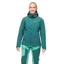 Bergans W TIND SOFTSHELL JACKET - Malachite Green XS Oberbekleidung - PeakStyle