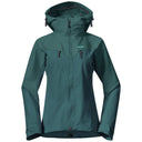Bergans W TIND SOFTSHELL JACKET - Malachite Green XS Oberbekleidung - PeakStyle