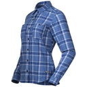 Bergans W TOVDAL SHIRT - Riviera Blue Check XS Oberbekleidung - PeakStyle