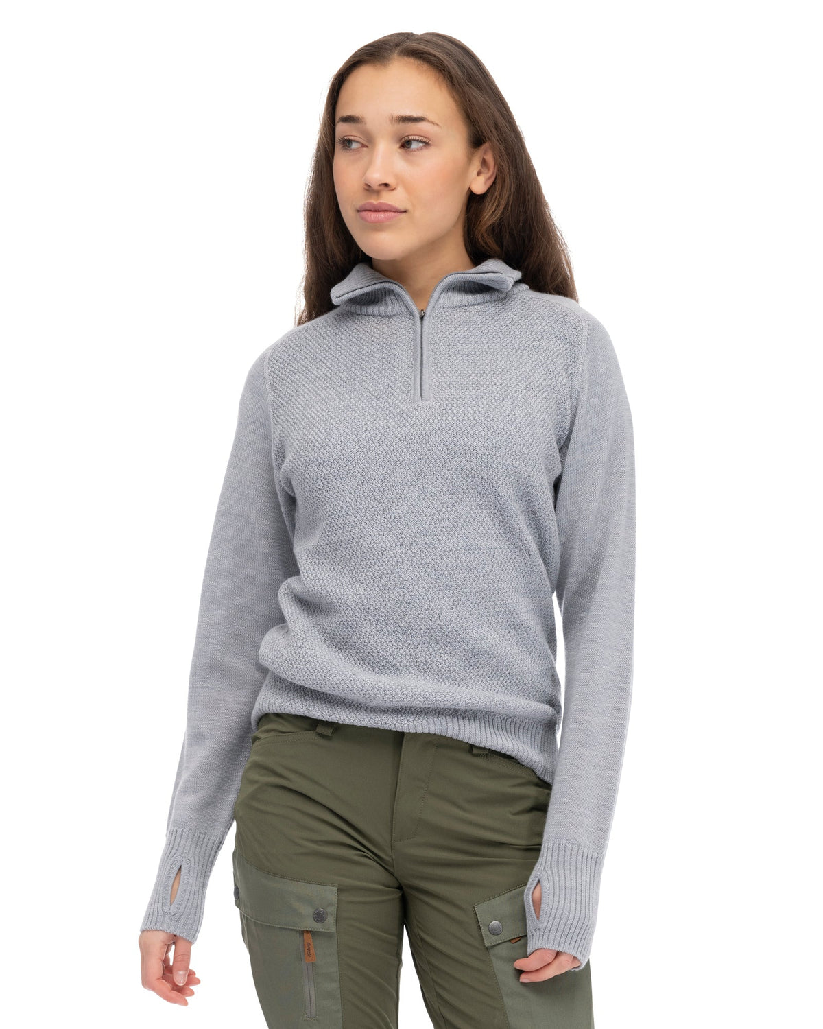 Bergans W ULRIKEN LIGHT MERINO JUMPER - Midlayer at PeakStyle