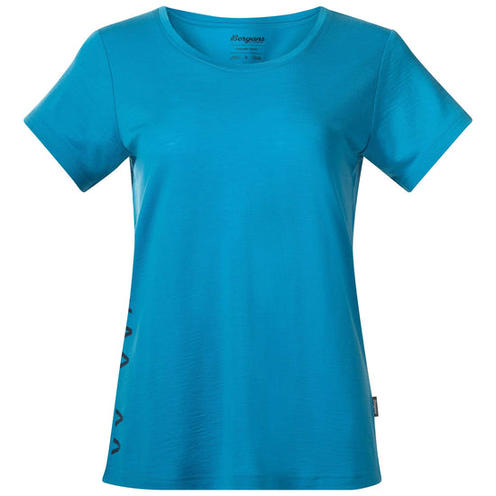 Bergans W VAAGAA ADVENTURE MERINO TEE - Short-sleeved shirts at PeakStyle