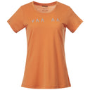 Bergans W VAAGAA EXPLORE MERINO TEE - Faded Orange - Husky Blue Missing G XS Oberbekleidung - PeakStyle