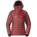 Bergans W VAAGAA LIGHT DOWN JACKET HOOD - Rusty Dust - Crimson Red XS Oberbekleidung - PeakStyle
