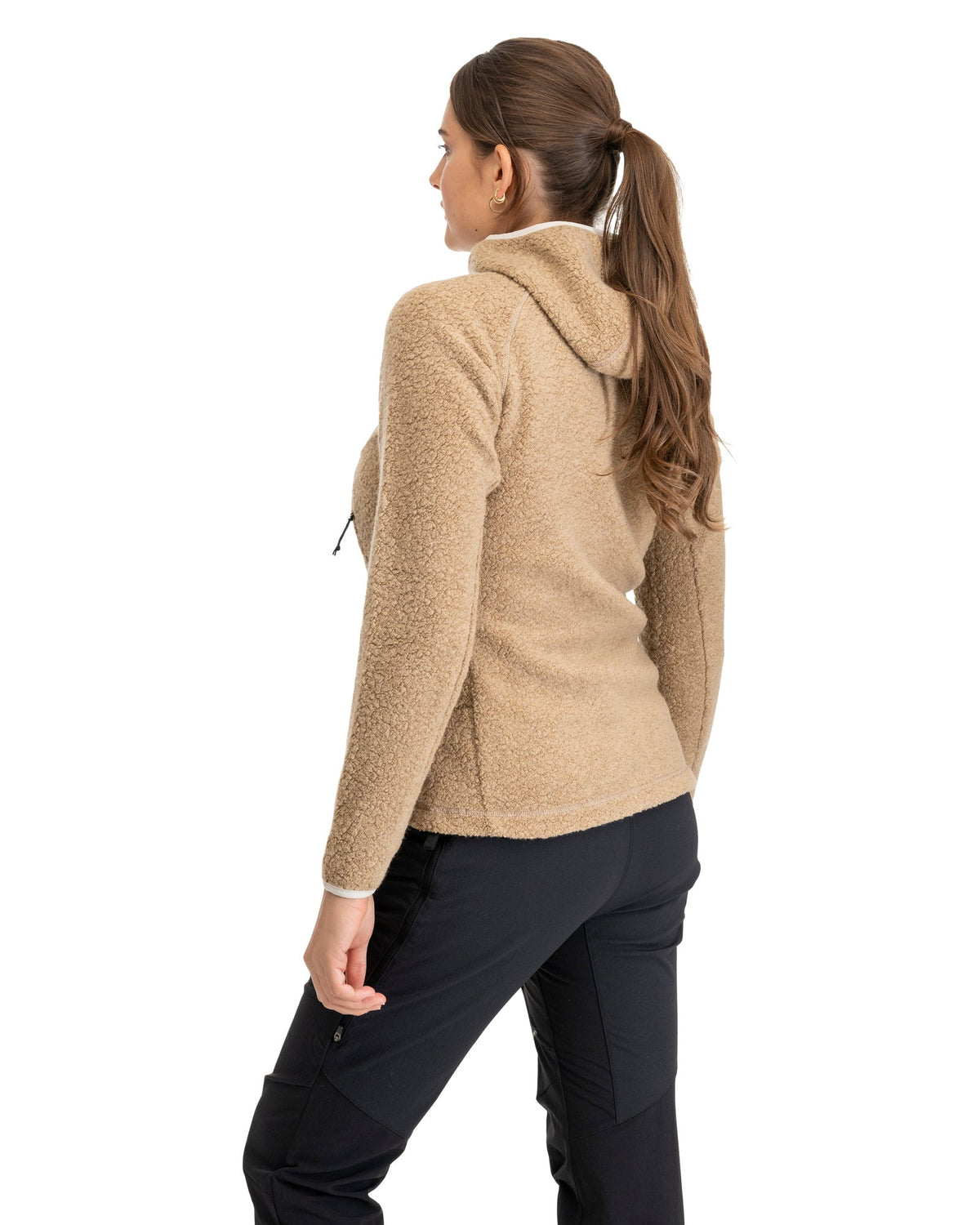 Bergans W VAAGAA MERINO TERRY MIDLAYER HOODIE - Midlayer at PeakStyle