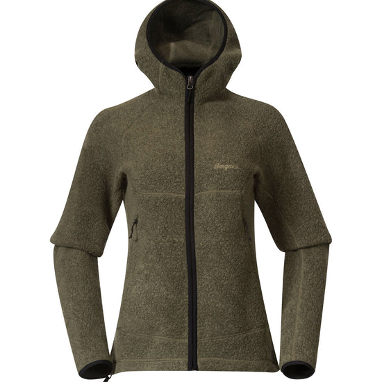 Bergans W VAAGAA MERINO TERRY MIDLAYER HOODIE - Midlayer at PeakStyle