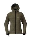 Bergans W VAAGAA MERINO TERRY MIDLAYER HOODIE - Midlayer at PeakStyle