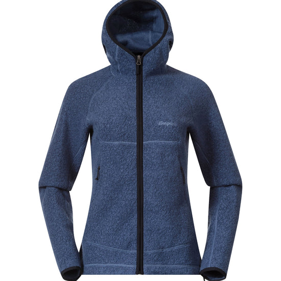 Bergans W VAAGAA MERINO TERRY MIDLAYER HOODIE - Midlayer at PeakStyle