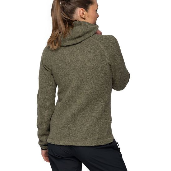 Bergans W VAAGAA MERINO TERRY MIDLAYER HOODIE - Midlayer at PeakStyle