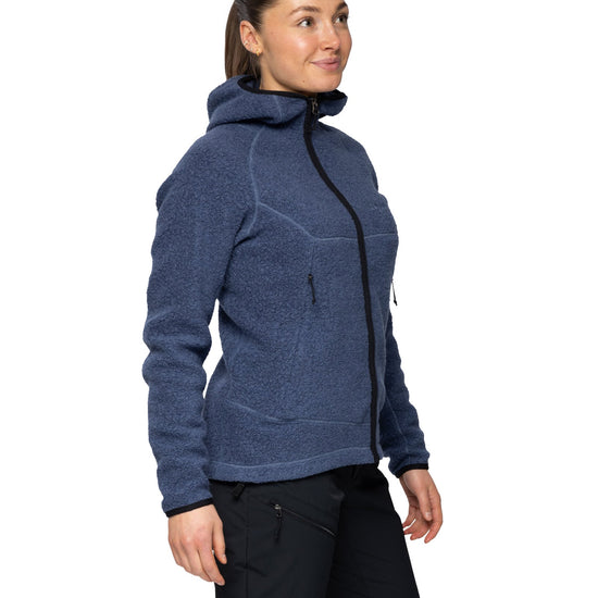 Bergans W VAAGAA MERINO TERRY MIDLAYER HOODIE - Midlayer at PeakStyle