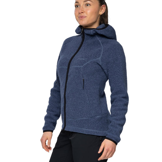 Bergans W VAAGAA MERINO TERRY MIDLAYER HOODIE - Midlayer at PeakStyle