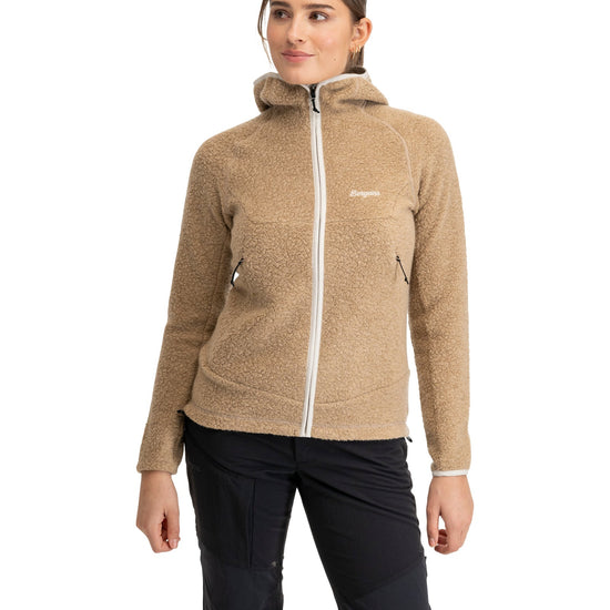 Bergans W VAAGAA MERINO TERRY MIDLAYER HOODIE - Midlayer at PeakStyle