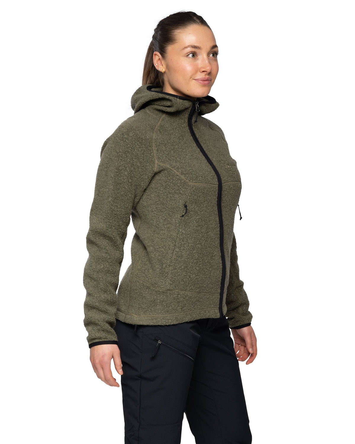 Bergans W VAAGAA MERINO TERRY MIDLAYER HOODIE - Midlayer at PeakStyle