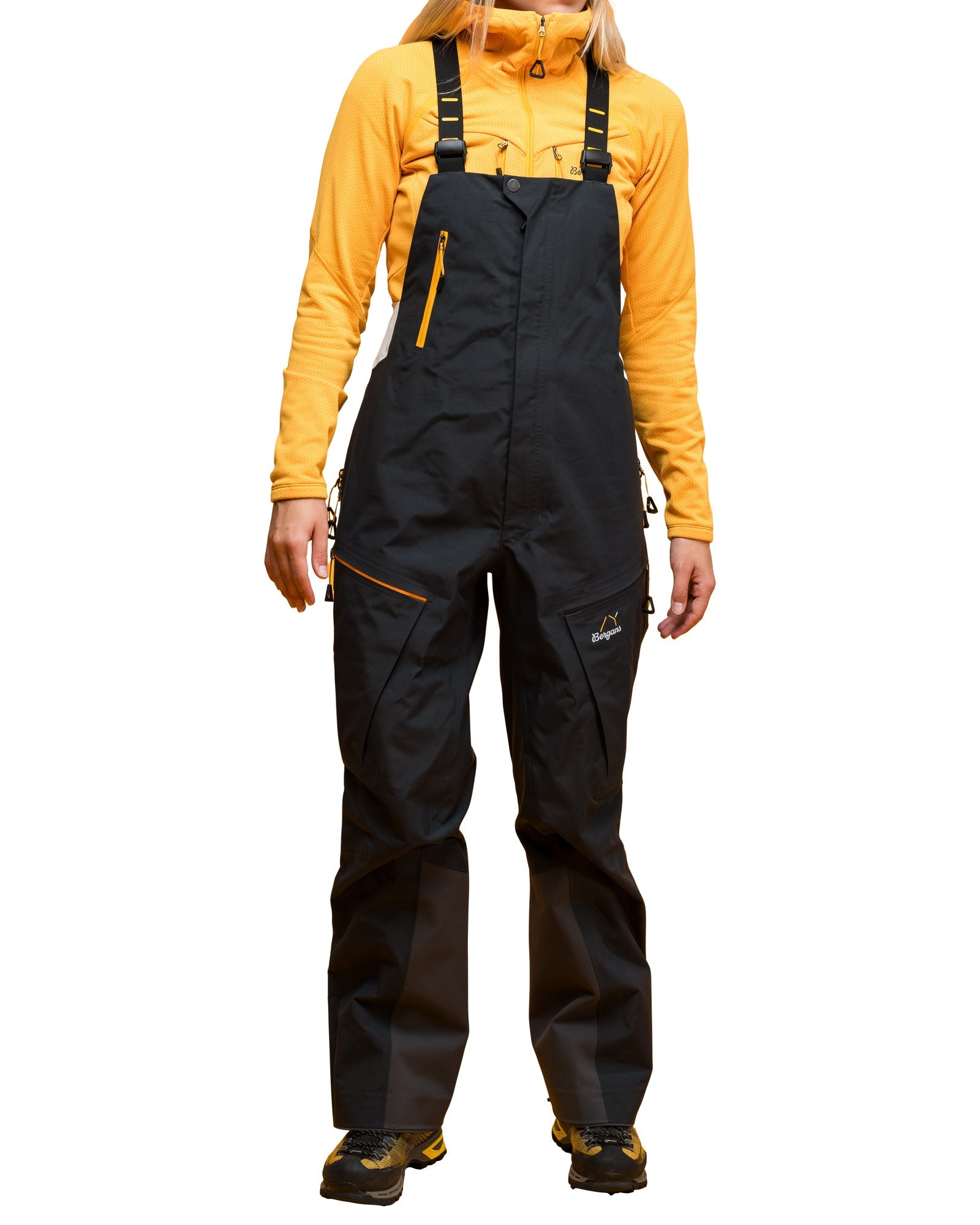 Bergans W Y MOUNTAINLINE BOLD 3L SHELL BIB PANTS - Winter sports pants at PeakStyle