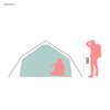 Bergans WIGLO® LT V.2 4-PERSON TENT - Tents at PeakStyle