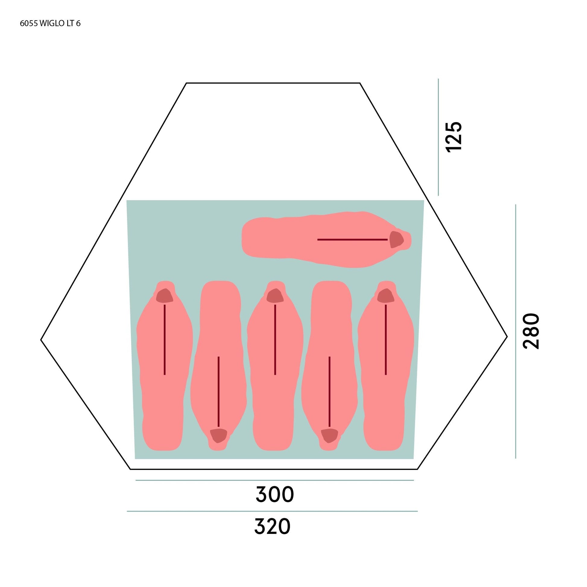 Bergans WIGLO® LT V.2 6-PERSON TENT - Tents at PeakStyle