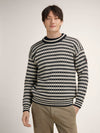 Dale of Norway Skipsleia unisex wool sweater F00 – studio men's front